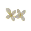 Natural Design Jewelry Full Paved Cubic Zirconia CZ Bloom Flower Sparking Bling Earring For Women Girl - Image 20