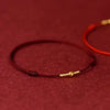 Hand Braided Red Rope Bracelet Copper Lucky Bead Hand Rope Couple Bracelet Simple Buckle Ethnic Female Accessory - Image 20