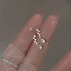 Silver Needle Simple Zircon Crystal Gold Silver Plated Earrings Jewelry Gift Butterfly Flower Girls Earrings - Image 9