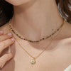 Vintage Unique Stones Simple Choker Necklaces Women Beaded Collar Necklace Jewelry - Image 2