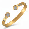 European and American C-Shaped Open Magnet Bracelet, Retro Strong Magnetic Suction Smooth Surface Antique Copper Bracelet - Image 3