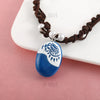 A Girl 1Pcs Moana Necklace Cosplay Handmade Braided Leather Rope Necklace for Women Girl Jewelry Prop Accessories - Image 3