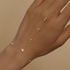 Silver Star/Evil Eyes Blue/White Zircon Bracelet Finger Design For Women Hand Chain Bracelet Party Jewelry - Image 11