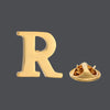 Copper material 18mm height A-Z 26 capital letter brooch men's suit coat collar needle accessories - Image 13