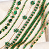 Mix Style Green Micro-inlaid Zircon Tennis Bracelet for Women Men Bracelet Jewelry Accessories - Image 2
