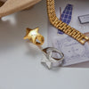 Simple Classic Smooth Pentagram Ring Stainless Steel Star Stackable Ring Women's Accessories Party Gift - Image 6