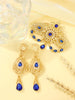 Moroccan wedding boutonniere earrings set French court retro style ladies' jewelry set for weddings parties - Image 9