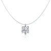 Silver Invisible Chain Necklaces pendants Rhinestone Choker Necklaces Transparent Fishing Line - Image 9