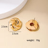 Spiral Drop Earrings with Two Size Options - Image 15