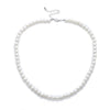 Simple Imitation-Pearl Beaded Short Choker Necklace for Men White Beaded Chains on Neck Accessories Jewelry - Image 5