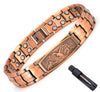 Mens Magnetic Bracelets, Cross Copper Plating Bracelet with Double-Row Strength Magnets for Men Husband Dad Christmas Gifts - Image 10