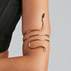 Punk Coiled Snake Spiral Upper Arm Cuff Armlet Armband Bangle Women Jewelry Egypt Swirl Snake Arm Cuff Armlet Bracelet - Image 2