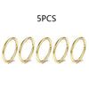 Stainless Steel Hinged Hoop Clicker Set 16G for Nose Septum and Cartilage 5 or 10 Pieces - Image 17