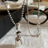 Silver Bead Geometry Necklace for Women Girl Korean Design Versatile Choker Jewelry - Image 17