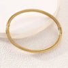 Stainless Steel Cuff Bracelet Bangles for Women Smooth Metal Openable Bracelets Jewelry Gift - Image 18