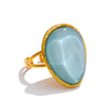 Candy Multi-Color White Pink Blue Yellow Resin Adjustable Ring Gold Color Stainless Steel Summer Jewelry Gift - Image 8