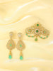 Moroccan wedding boutonniere earrings set French court retro style ladies' jewelry set for weddings parties - Image 8