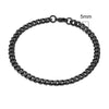 3-11mm Locomotive Men Punk Rock Stainless Steel Curb Cuban Link Chain Silver Color Bracelet For Women Biker Jewelry - Image 21