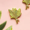 Bundle of Sage Hard Enamel Pin Houseplant Plant Metal Badge Brooch for Jewelry Accessory - Image 1