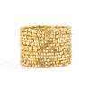 Layered Wide Bangle Bracelet with Acrylic Bead Accents - Image 6