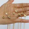 Tiny Gold Color Bubble Balloon Initial Letters Charms Chocker Necklaces for Women Single Alphabet Chains Personalized Jewelry - Image 1