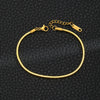 Simple Men Stainless Steel Square Snake Bone Chain Bracelet Hip-Hop Jewelry Party Accessories Bracelet For Women - Image 4