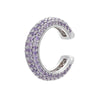 Clip On Cuff Earrings with Heart Star Cross and Rainbow Stone Designs - Image 25