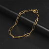 Punk Paperclip Bracelets for Women Men Oval Chains Cable Chain Bangle Stainless Steel Wrist Jewelry - Image 2