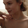 Faceted Amethyst Pearl Necklace Thin Beads Temperament Clavicle Chain Niche Design Women Jewelry - Image 5
