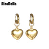 Stainless Steel Heart Drop Huggie Earrings For Women Girlfriend Earrings Jewelry Valentine's Day Gifts - Image 1