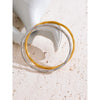 60mm Minimalist Stainless Steel Hammered Bracelet Bangle for Women Distinctive Jewelry - Image 5