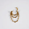 1PC Stainless Steel Double Row Chain Ear Conch Earring 16g Simple Round Segment Nose Septum Lip Click Ear Daith Cartilage Helix - Image 5
