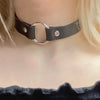 Vintage Sexy Heart Charm Gothic Collar Necklace Gothic Heart Lock Harajuku Women Gift Black Leather Punk Choker Necklace - Image 5