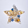 Style Glass Box Pendant Necklace for Women Heart Zircon Flower Sun Diamond Collarbone Chain - Image 3