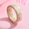 Korean Colorful Transparent Resin Acrylic Rings Set for Women Geometric Thin Round Ring Wedding Jewelry - Image 7