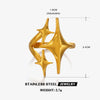 Stainless Steel Y2K Celestial Star Open Rings for Women Men Unique Design Gold Silver Color Adjustable Ring Jewelry - Image 17