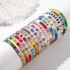 Colorful Tila Bead Bracelet with Contrasting Patterns - Image 24