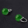 Retro Green Jade Ginkgo Leaf Style Pearl Drop Earring Chinese Ancient Style Hook Earrings For Women Gift - Image 23