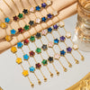 Adjustable Stainless Steel Lucky Five-Petal Flower Bracelet For Woman Stylish Blossom Five-Leaf Jewelry Gift - Image 2