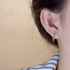 Mini Crystal Zircon Stud Earrings Sweet Needle Unisex Ear Studs Pendant Cross Star Earbone Jewelry Cool Cute Punk Grunge Jewelry - Image 8