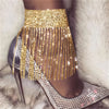 1pcs Rhinestone anklet anklet ethnic style shining tassel charming anklet anklet anklet high heels - Image 2