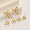 Elegant Bow Stud Earrings Versatile Daily Wear Earring Set Women's Daily Dating Party Weddings Wear Jewelry - Image 5