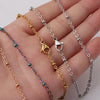 Five-Piece Stainless Steel Satellite Bead Chain Necklace Set - Image 5
