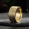 Floral Copper Bangle in Multiple Inner Diameter Sizes - Image 1