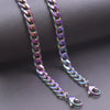 45/50/60/70/80/90cm Long Stainless Steel Cuban Link Chain Necklaces For Women Men Accessories Punk Choker Jewelry Collar - Image 5