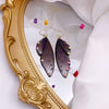 Fairy Clear Gradient Resin Simulation Wings Butterfly Rhinestone Flake Long Dangle Earrings for Women Casual Party Jewelry - Image 4