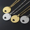 10pcs Lot 304 Stainless Steel Gold Color Love Heart Necklaces for Women Chokers Festival Party Gift Jewelry - Image 1