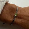 Multicolor Crystal Braided Rope Bracelet For Women Gemstone Charms Adjustable Thread Bangle Bohemian Beach Ladies Jewelry - Image 4