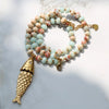Bohemian Bead Necklace with Stainless Steel Fish Pendant - Image 8