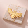 Delicate Bee Brooch For Women Stainless Steel Gold Color Lapel Pin Insect Suit Accessories - Image 4